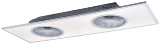 Leuchten Direkt 14643-16 Deckenventilator Flat-Air eckig weiß