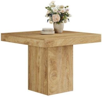 Tribesigns Esstisch Quadratischer Küchentisch für 4 Personen, 100 cm Holz Esszimmertische