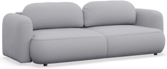 Selsey 'Tvoya' 3-Sitzer Schlafsofa mit Chenille-Bezug, Hellgrau