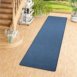 Snapstyle Veloursteppich Feinschlingen Velour Läufer Teppich Strong, Eckig, Höhe: 5 mm