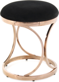 Hocker Weyda 325 Schwarz / Roségold