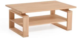 Couchtisch Tisch ANIBAL Wildeiche Massivholz 110x70 cm