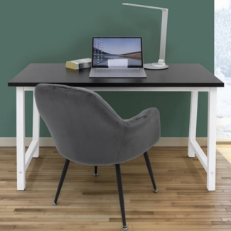 ML-DESIGN Schreibtisch Computertisch aus Holz mit stabiles Metallgestell Arbeitstisch, Bürotisch Arbeitstisch Laptoptisch PC Gaming Tisch Eckschreibtisch
