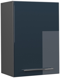 Hängeschrank Fame-Line Dunkelblau Hochglanz 50 cm Vicco