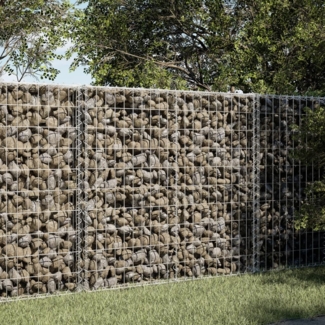 vidaXL Gabione mit Deckel 100x50x100 cm Verzinktes Eisen 3295142