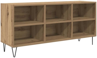 vidaXL TV-Schränk Artisan-Eiche 103,5 x 30 x 50 cm Holzwerkstoff 881924