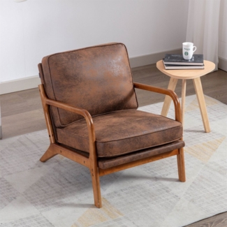 autolock Sessel Loungesessel , Moderner Akzentstuhl Lounge Chair für Wohnzimmer