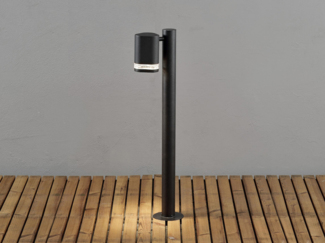 KONSTSMIDE No. 7517-750 Aussenstandleuchte Modena 1-flammig GU10 schwarz IP44 70 cm