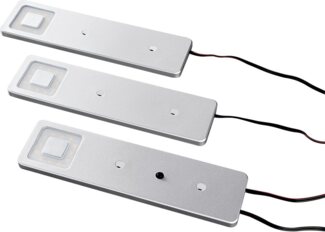 Heitronic Nr. 500946-HE LED Unterbauleuchte Imola 3er Set silber