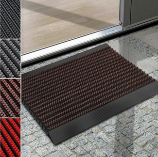 Karat Fußmatte Dynamic, Schmutzfangmatte, verschiedene Farben, 3 Größen, rechteckig, Höhe: 23 mm, Hochleistungs-Bürsten