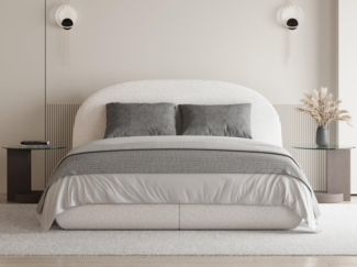 Beautysofa Polsterbett mit Bettkasten und Rahmen MOTTI, 140, 160 oder 180cm, mit oder ohne Matratze