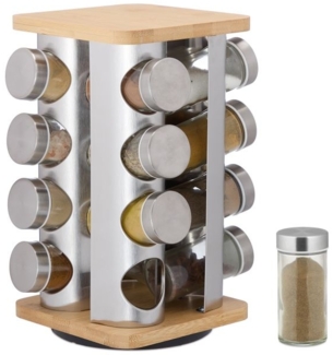 Drehbares Gewürzkarussell mit 16 Gläsern 10048514