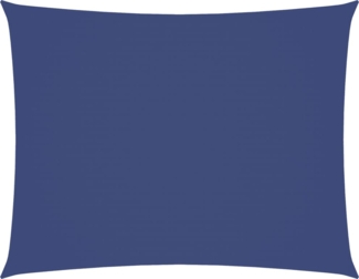 vidaXL Sonnensegel Oxford-Gewebe Rechteckig 4x5 m Blau 135546