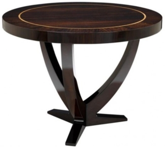 Casa Padrino Designer Luxus Mahagoni Esstisch 100 x H. 76 cm - Hotel Tisch Möbel