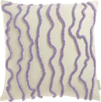 TOM TAILOR HOME Dekokissen Wavy, bestickt, mit hohem Baumwollanteil