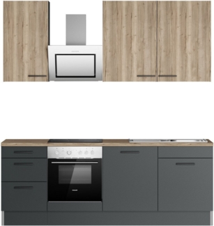 OPTIFIT Küchenzeile Fiona, Breite 230 cm, mit Hanseatic-E-Geräten in Premium oder Basic