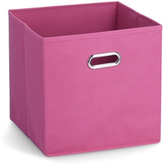 Aufbewahrungsbox mit Griff, Vlies - Pink
