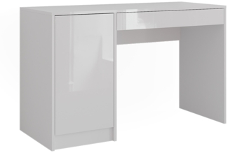 Schminktisch Sherry Weiß/Weiß Hochglanz 119.8 cm 4 Teile Vicco