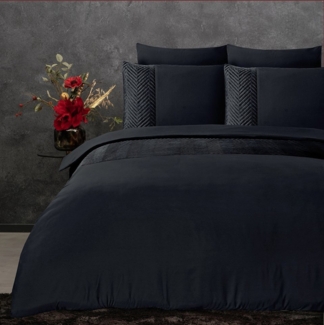 Sitheim-Europe Bettwäsche Bettwäsche Velvet Crossline, Samt, 3 teilig