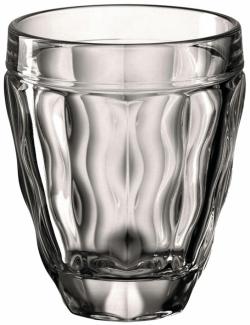 Leonardo Trinkglas Brindisi, Wasserglas, Becherglas, Kalk-Natron Glas, anthrazit, 270 ml, 021604