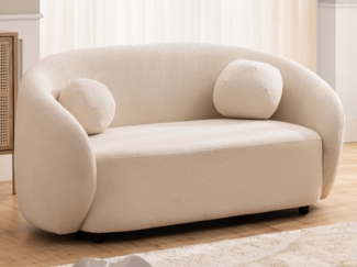 S-Style Möbel 2-Sitzer Roundi Bouclé, Luxus & Moderne Kollektion