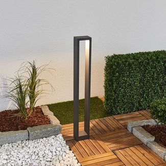 Lucande Außen-Stehlampe Jupp, LED 10 W gesamt, warmweiß