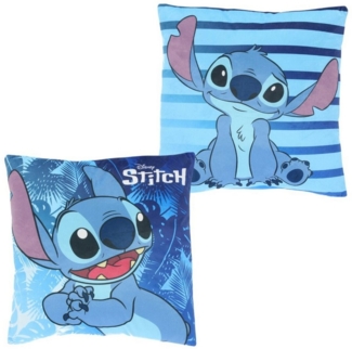 Lilo & Stitch Kissen Dekokissen Sofakissen – Gemütlichkeit und Style vereint, 38 x 38 cm Blau
