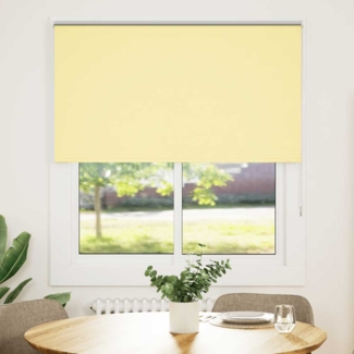 vidaXL Verdunkelungsrollo Gelb 140x150cm Stoffbreite 136,6cm Polyester 4012046
