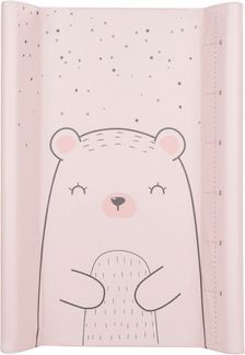 Kikka boo Wickelauflage Weich-PVC 70 x 50 cm erhöhter Rand, wasserdichter Bezug rosa pink