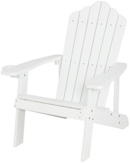 COSTWAY Gartenstuhl Adirondack Stuhl, mit Getränkehalter, farbig