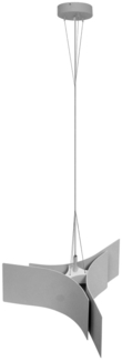 Hängeleuchte, weiß, Höhenverstellbar, L 48,5 cm