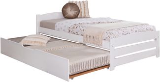 Stauraumbett Seniorenbett "Loni" 120x200 Kiefer massiv