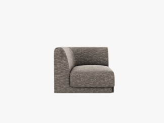 Micadoni Modul Ecke Miley Chenille Grau