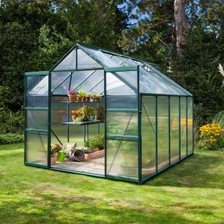 Vitavia Gewächshaus "Mars 8300", smaragd grün, 8,3 m²,4 mm HKP