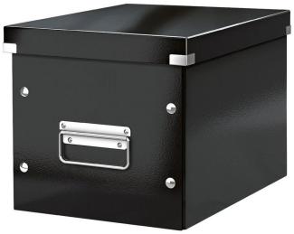 LEITZ Aufbewahrungsbox Click&Store 10,0 l - 26,0 x 26,0 x 24,0 cm schwarz