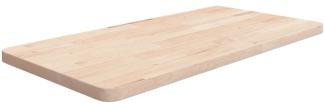 vidaXL Waschtischplatte 80x40x2,5cm cm Massivholz Unbehandelt 342938