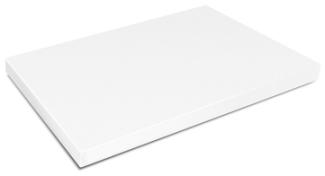 KESPER PE-Kunststoff-Schneidbrett GN 1/2 weiß 15 mm stark / HACCP-Konzept / Gastronorm / Schneidebrett / Profi-Schneidbrett / Kunststoff-Schneidbrett / Schneideunterlage