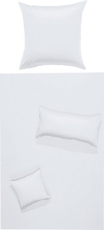 Erwin Müller Bettwäsche Bettwäsche "Landshut" mit Hotelverschluss, Mako-Satin, Uni
