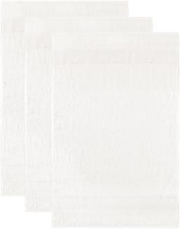 Villeroy & Boch Gästetuch, 3er Pack - One, Walkfrottier, Handtuch, Baumwolle Weiß 30x50 cm