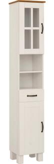 Home affaire Hochschrank Rodby FSC®-zertifiziertes Massivholz, Breite 33cm, Höhe 180cm