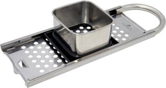 GSD HAUSHALTSGERÄTE Spätzlehobel, Edelstahl, Kunststoff, für kurze Spätzle