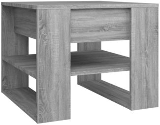 vidaXL Couchtisch Grau Sonoma 55,5x55x45 cm Holzwerkstoff 816932
