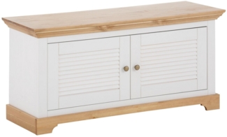 Home affaire Schuhbank Ayanna, Sitzbank aus massiver Kiefer, FSC®, Breite 110 cm, Sitzhöhe 53 cm