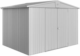 Biohort Gerätehaus Europa, 5: 316 x 228 x 209 (b x t x h) cm, silber-metallic