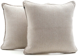 DYNMC you Sofakissen mit Füllung und Bezug - 2er Set mit Viel Füllung, Rückenkissen mit Baumwoll-Bezug - Bequeme Dekokissen