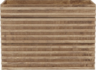 UEV Waschbeckenunterschrank 60cm/75cm/90cm hängend Holz (Waschtischunterschrank, Badmöbel für Gäste WC) Soft-Close System, Unterschranke fürs Bad
