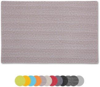 6er Set Tischset Platzset Tischmatte Platzdeckchen ca. 30x45 cm Auswahl: geflochten - beige