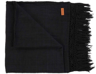Der Gypsy Bettüberwurf - Schwarz - Schwarz - 260x122x1cm