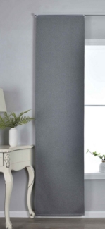 Gardinenbox Verdunkelungsvorhang (1 St), Klettband, verdunkelnd, Leinenbindung, 100% Black Out »München Dark« Paneelwagen