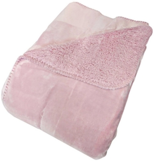 Wohndecke Flanell und Sherpa, VIVA Home, Oberseite weicher Flanell und Rückseite wärmendes Sherpa